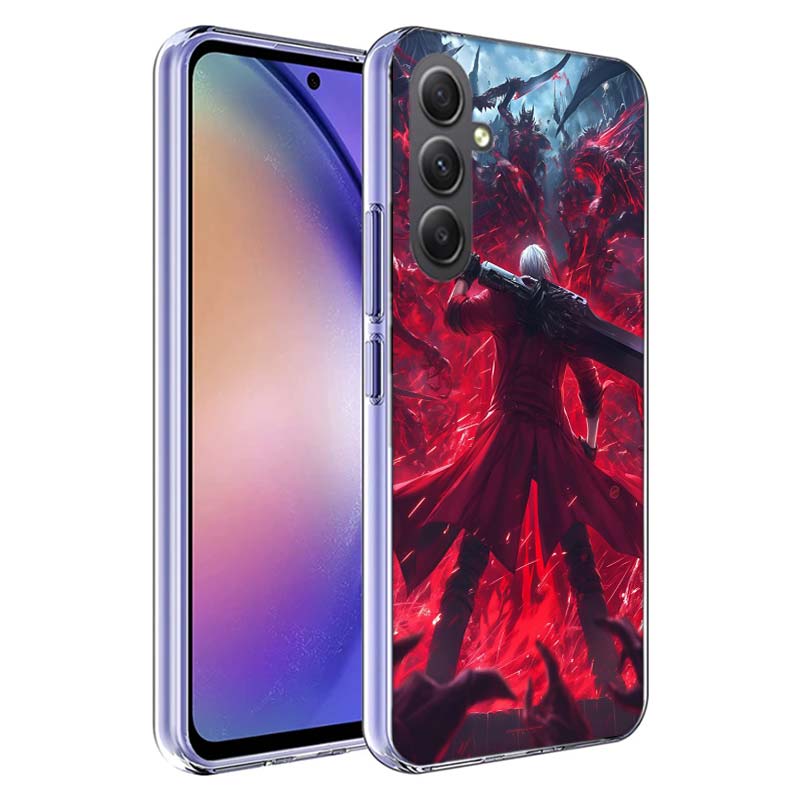 D-Devil May Cry DMC Phone Case for Samsung A17 A37 A57 A07 A16 A26 A36 A56 A06 A02S A12 A22 A32 A52S A04S A14 A24 A34 A54 A03 A1