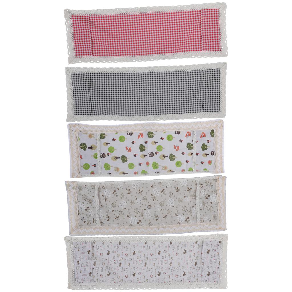 Microwave Oil Proof Cover Cloth Microwave Oven Dust Cover For Kitchen Cleanliness Longevity Classical Design 100x35cm