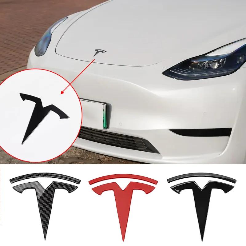 ALL1 1 PC Replacement Front Label Trunk Label for Tesla Model 3 Mode Y Logo Rear Tail Label Car Accessories Personalized Car Sticker