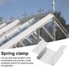 Stainless Steel Greenhouse Glass Clips Rust-resistant Garden Clips Spring Clips  Maintenance