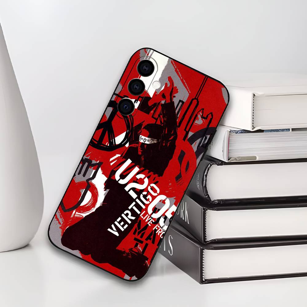 Band U-U2 Phone Case Silicone Soft For Samsung Galaxy A73,A72,A71,A70,A53,A52,A51