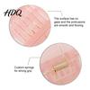 Square Hair Clip Hollow Design Claw Semi-Transparent Back Head Shark Elastic Spring Claw with Anti-Slip Teeth And Thick for Medium-Long