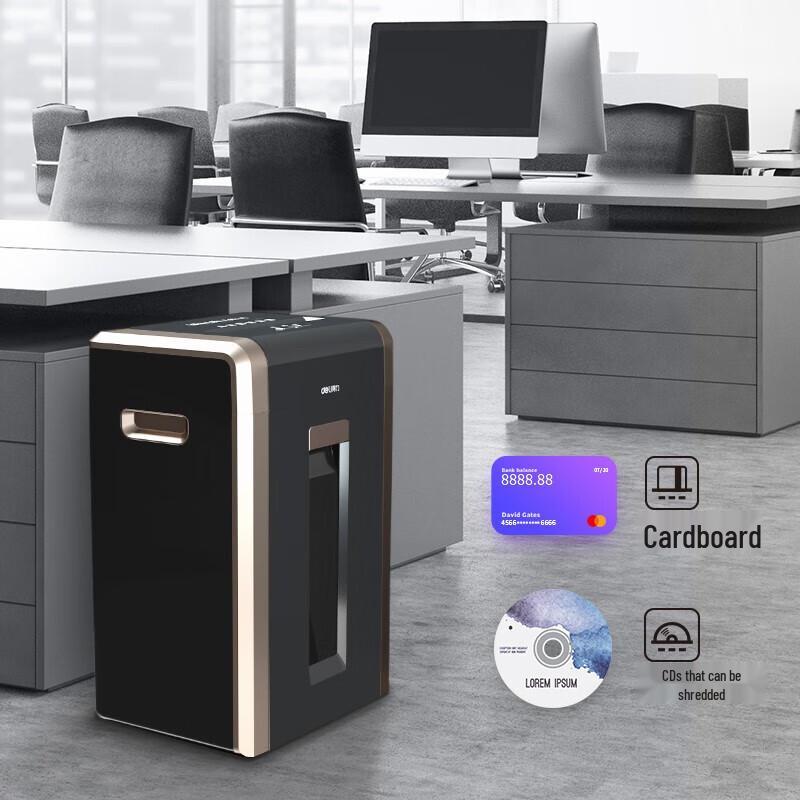 Deli 14403 Commercial High-Security Shredder CN plug (adapter included)
