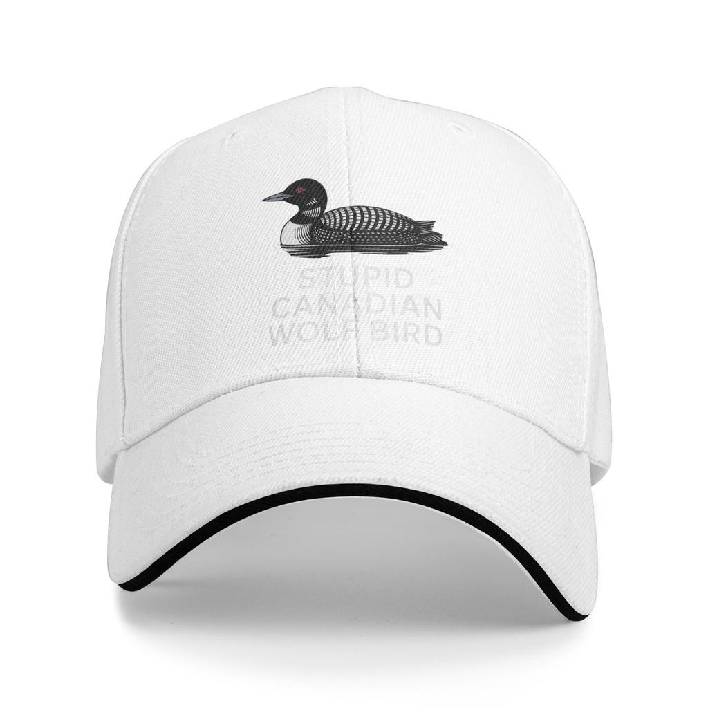 Stupid Canadian Wolf Bird Humor Baseball Cap  Trendy Hip Hop Hats Summer Unisex Men Outdoor Sports Snapback Cap