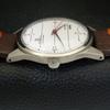 VINTAGE HMT JANATA HAND-WINDING INDIAN MENS WHITE COLOR DIAL WATCH a700052-5 R201-a700052