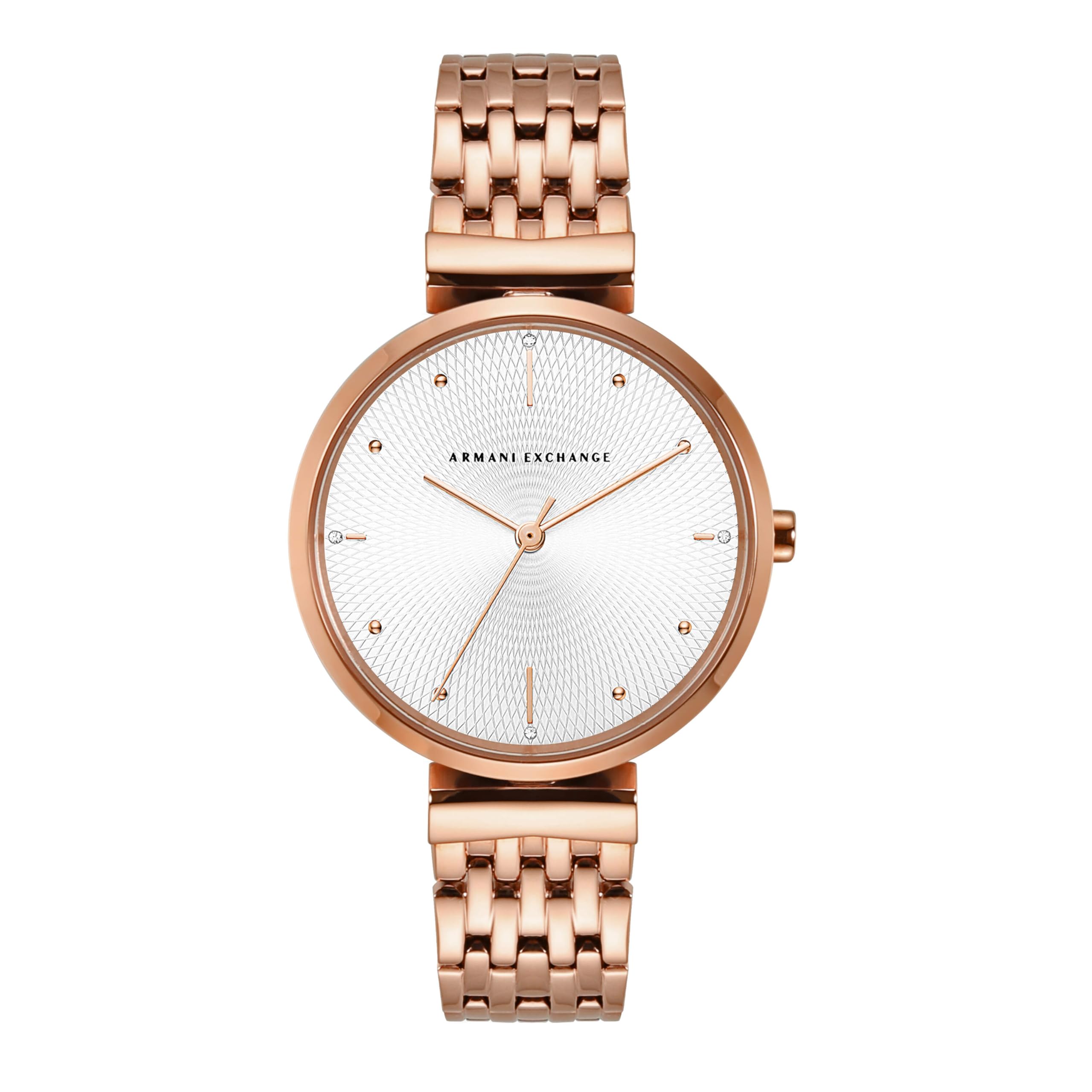 

Жіночий золотий годинник Armani AX5901 [AX Exchange] рожевий