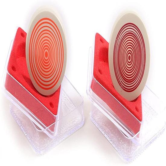 KD Willmax Board Striker Indoor Game Striker Accessories Set of 2 Used In National & International Carrom Tournament (Genius)