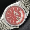 AUTOMATYCZNY VINTAGE ODNOWIONY SEIKO 5 6309A JAPONIA MĘSKI CZERWONA TARCZA ZEGAREK a441119-4