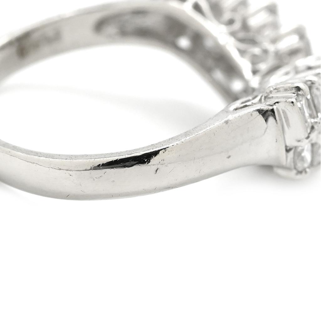 NON BRAND - diamondRing ring Pt900/diamond #9.5(JP Size) Array