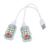 2pcs Wireless LED Strobe Lights IP65 Rated Anti Collision Remote Control Rechargeable RGB Strobe Warning Lights for Outdoor