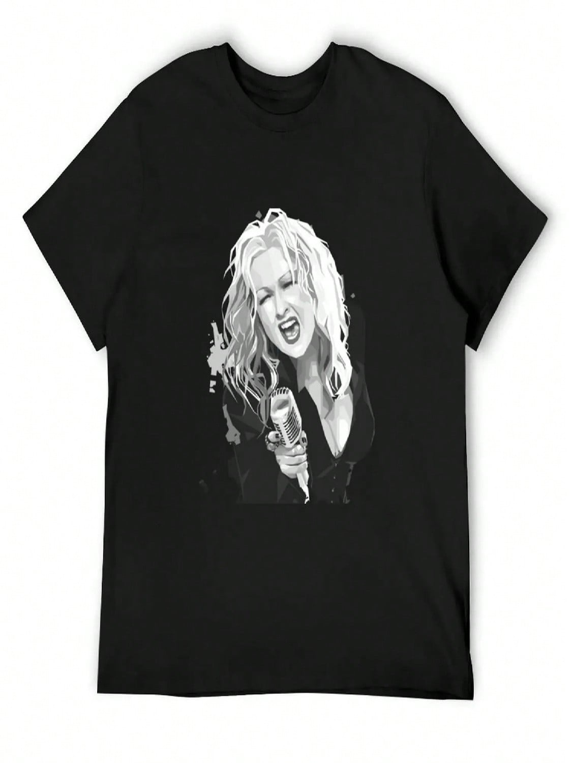 Cindy Lauper T-Shirt Summer Tops Tshirts Personalised Shirts unisexs T Shirt S разноцветный