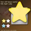 Induction Mini Star Shape Led Sensor Control Night Light For Kids Bedroom Bedside Baby Sleep Light