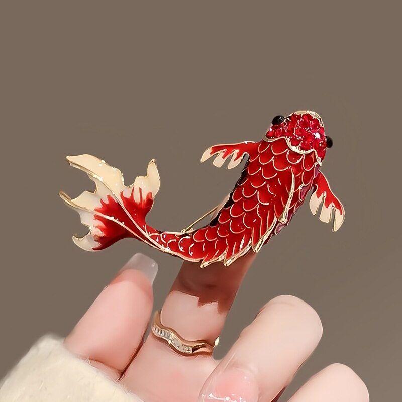 Fancy Design Fashion Fashion Maple Brooch Female Super Flash Rhinestone Leaf Pin Suit Coat Corsage Accessories