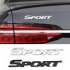 3d Chrome Black Metal Car Letters Carbon Sport Emblem Badge Decal Sticker For Highlander Rav4 Yaris Sport Logo Accessories