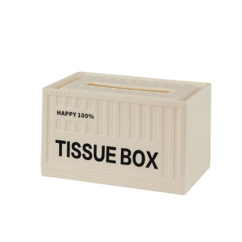 Plastic Tissue Box Holder Paper Storage For Living Room Napkin Holder Container With Lid For Home Office