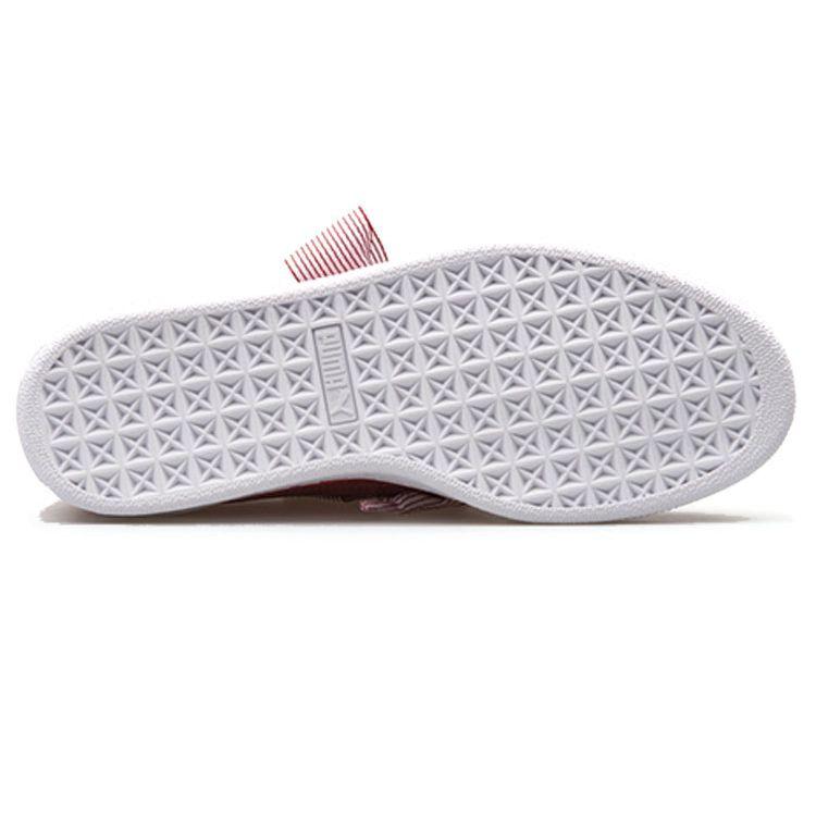 Puma Basket Enzo Heart Casual Sneakers Women Sneakers Red White 365198-02