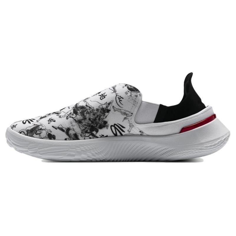 

CURRY X BRUCE LEE x Under Armour SlipSpeed Low Top Casual Running Shoes Unisex White Sneakers 3027711-100 36.5 білий