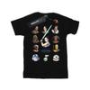Star Wars: The Rise of Skywalker Mens Star Wars The Rise Of Skywalker Resistance Character Line Up T-Shirt