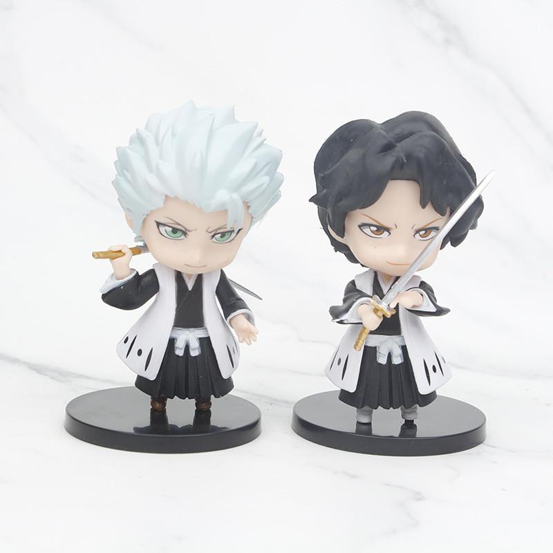 High-quality Pvc Bleach Anime Figurine Ichigo Hitsugaya Car Decoration Blind Box Toy
