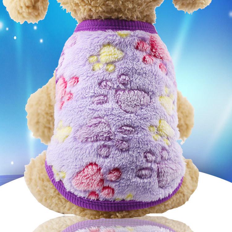 

Фланелевый жилет-тедди для щенка той-пуделя и котенка XS (30CM Chest, 2-3 lbs)