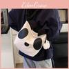 Panda Canvas Cute Single Shoulder Crossbody Bag Large Capacity Gift Backpack