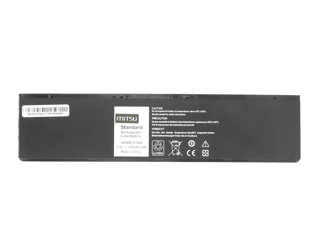 34GKR 3RNFD Battery for Dell Latitude E7440 11.1v