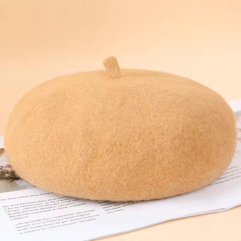 

Жінки Дівчата Берет Французький Художник Тепла Вовна Зимова Шапочка Шапка Кепка Старовинні Однотонні Берети Капелюхи Суцільний Колір Елегантна Жінка Зимові Кепки 54-59cm хакі