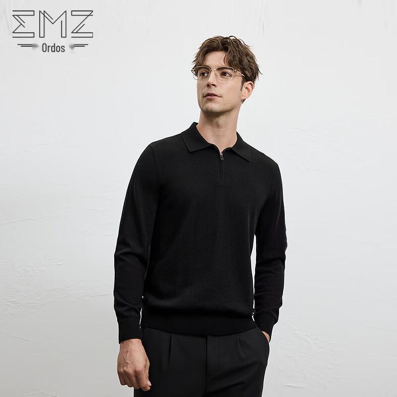 

Мужской деловой шерстяной свитер-поло EMZ M/48