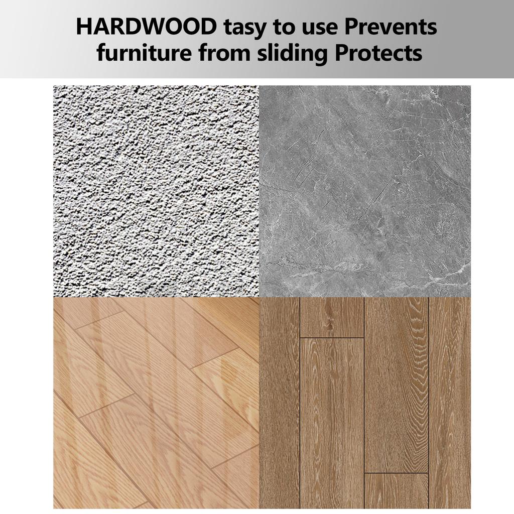 Round Non Slip Recliner Pad Swivel Chair Pad Grippers Floor Protectors Recliner Slide Stoppers to Prevent Sliding