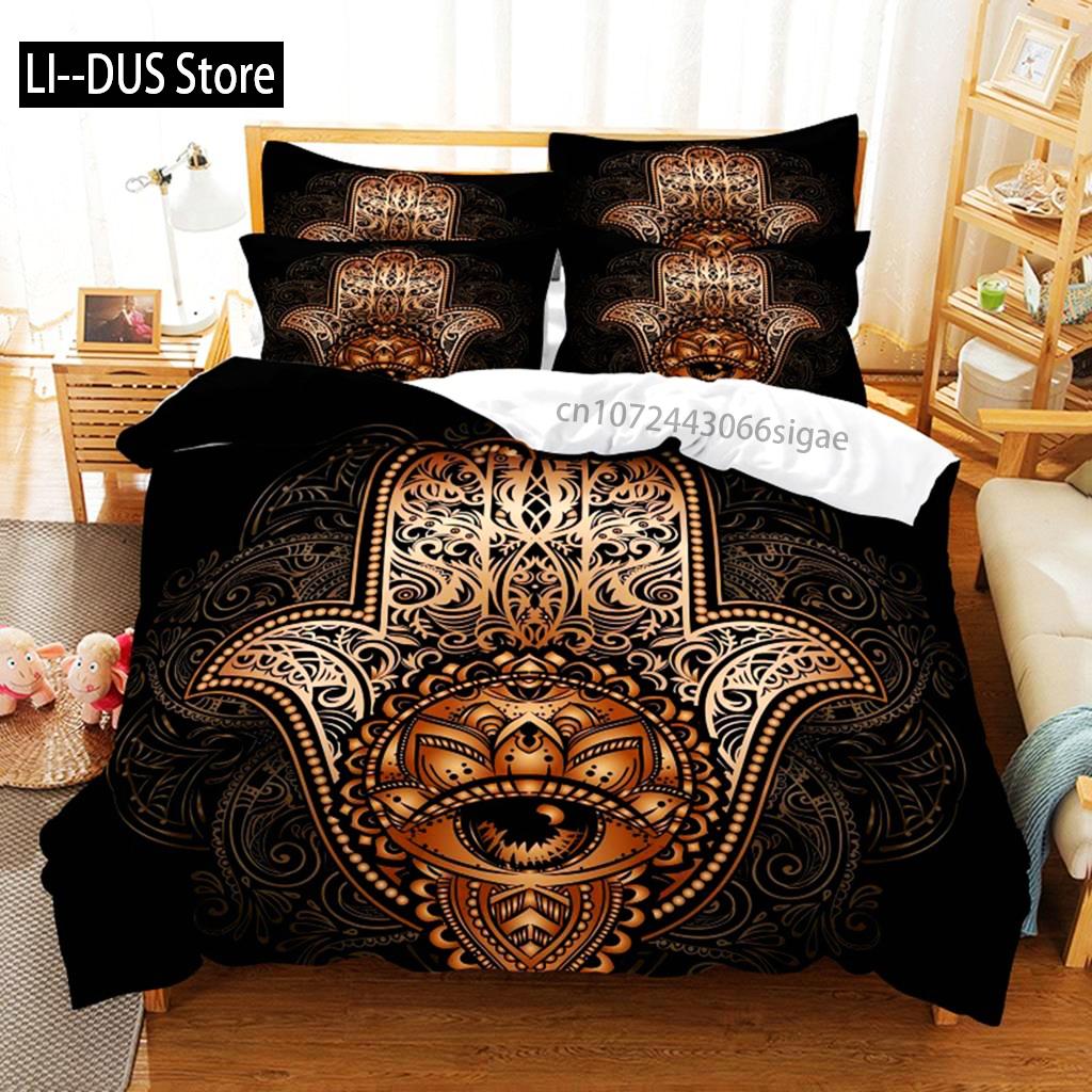 Buddhism Set Duvet Cover Set 3d Bedding Digital Printing Queen Size Bedding Set Fashion Design