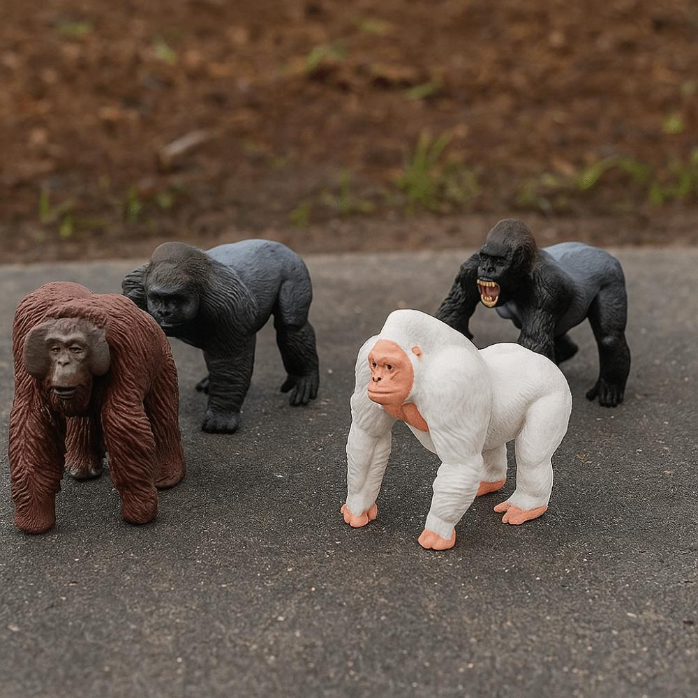 PVC Simulation Gorilla Animal Toy Handmad Chimpanzee Action Figure  Kids Birthday Gift