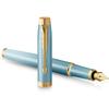 PARKER Parker Fountain Pen IM Writing Rituals Turquoise Green GT Fine Print Gift Box Gift Luxury ...