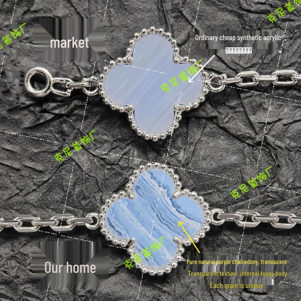 Złota Bransoletka i Naszyjnik z Czterolistną Koniczyną, Platerowane 18K - Idealny Prezent na Urodziny Dziewczyny