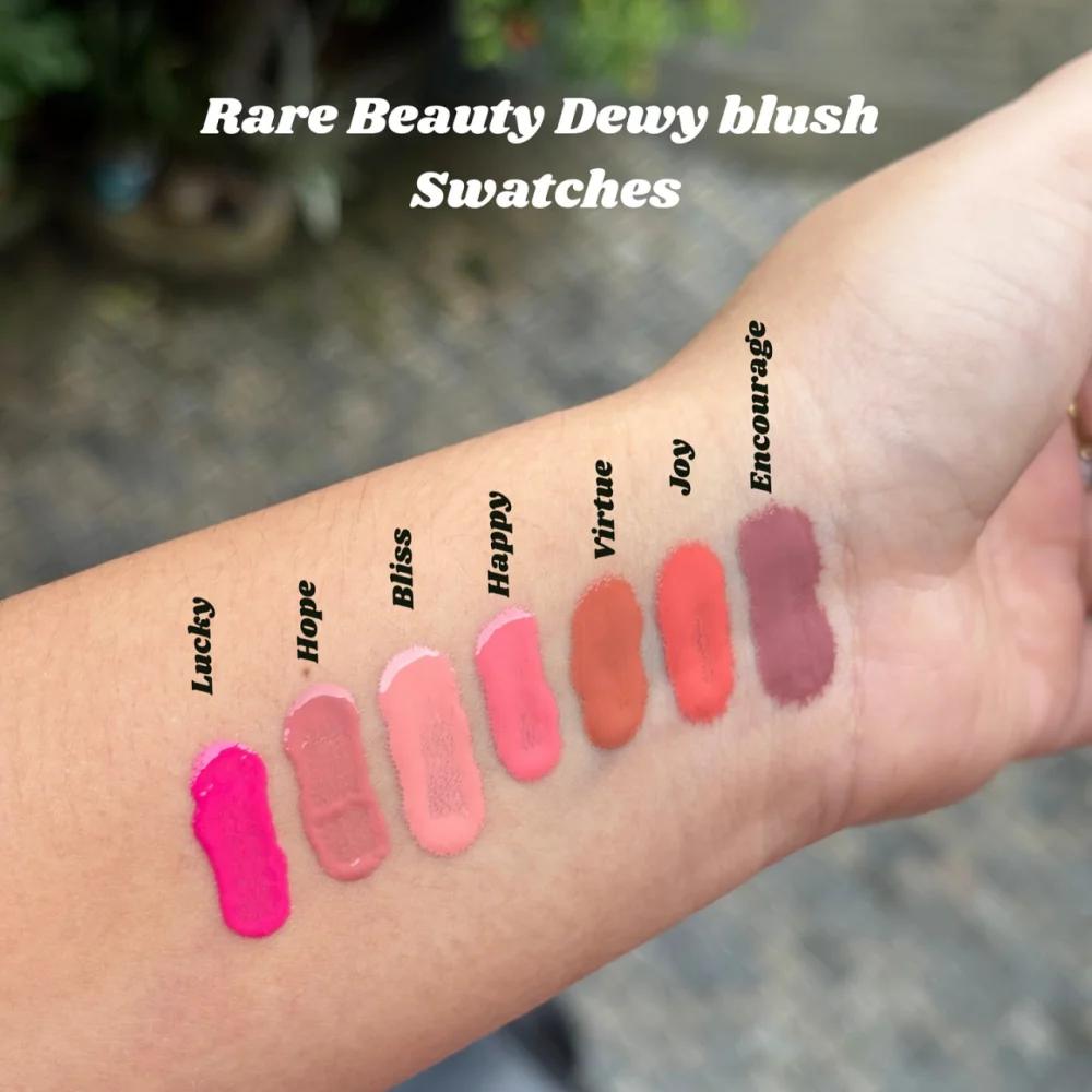 Rara beleza batom blush creme Grace blush líquido à prova d'água Mositure contorno facial sombra blush líquido maquiagem rechonchudo