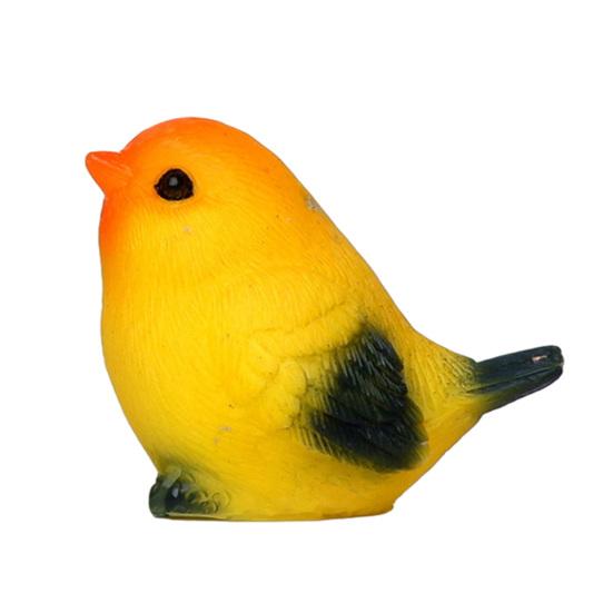 Yousheng Mini Bird Figurine Tiny Resin Bird Cake Topper Miniature Bird Animal Figure for Dollhouse Accessories Fairy Garden Plant Pot Ornaments