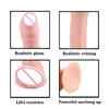Realistic Skin Color Dildo for Women - Lifelike Penis Design with Foreskin, Soft Adult Toy for Pleasure, G-Spot Stimulation
