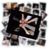 50pcs BTS Polaroid Style Photo Stickers Set-RM Jin Suga J-Hope Jimin V Jungkook Kpop Stickers for Laptop Water Bottle Phone Case ARMY Gift