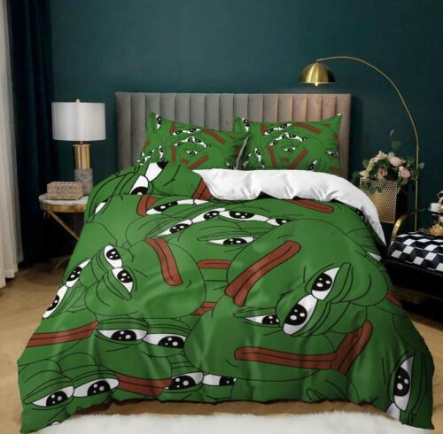 Tree Frog Doona Quilt Duvet Cover Set Pillowcase Single Double Queen Size Bed AU
