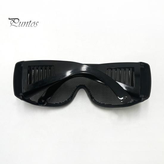 Schutzbrille Sicherheitsbrille mit Metallgitterlinse Schlagfest Arbeitsbrille Leicht Tragbar Outdoor Schutz Taktische Brille Stoßfest
