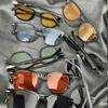 1/8pcs Retro Square Sunglasses Men UV400 Protection Vintage Designer Shades for Outdoor Women Fashion