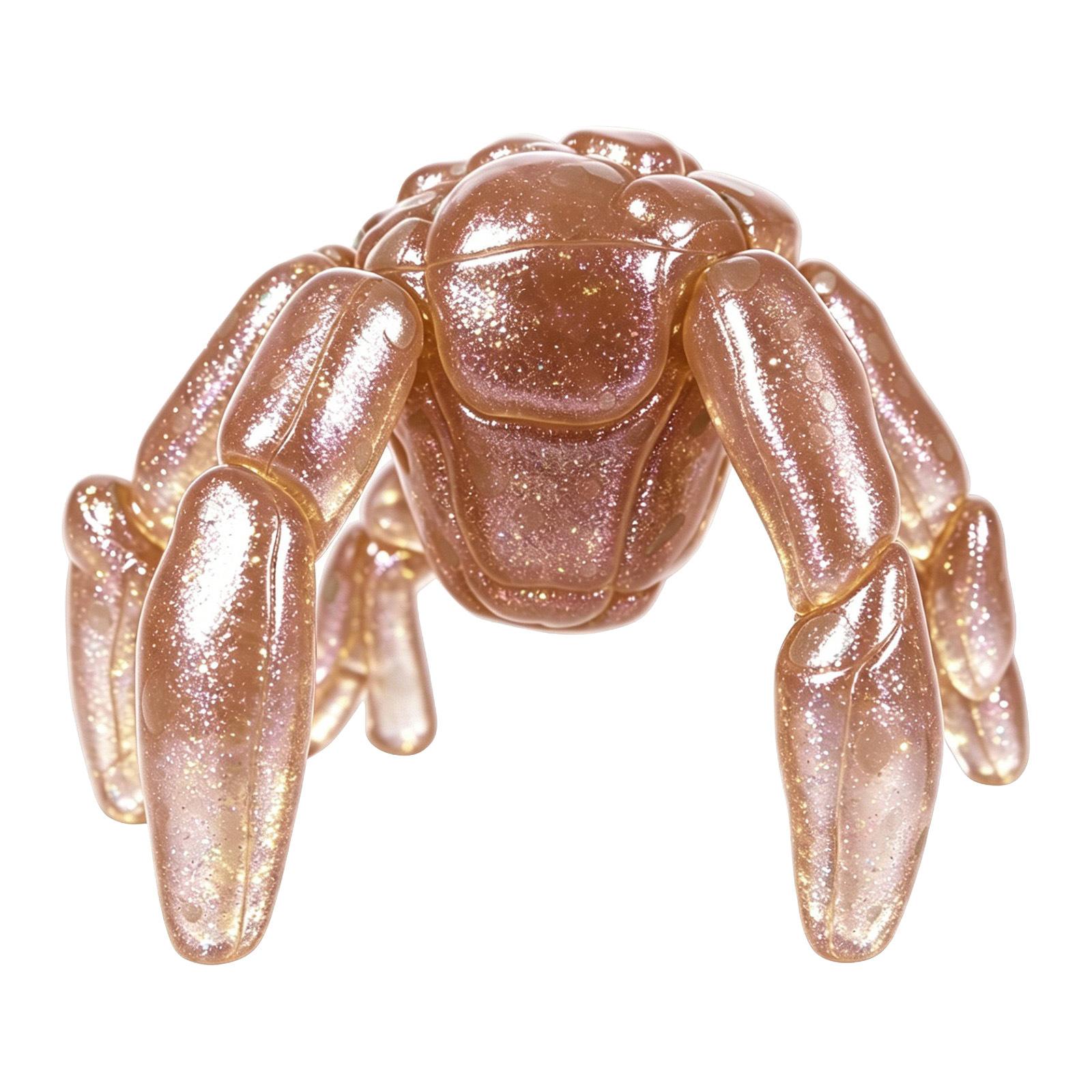 

Squishy Sensory Toy Soft Stretchable Silicone Spider Shape Stress Relief Fidget Toy for Kids and Adults Durable Flexible Material One Size