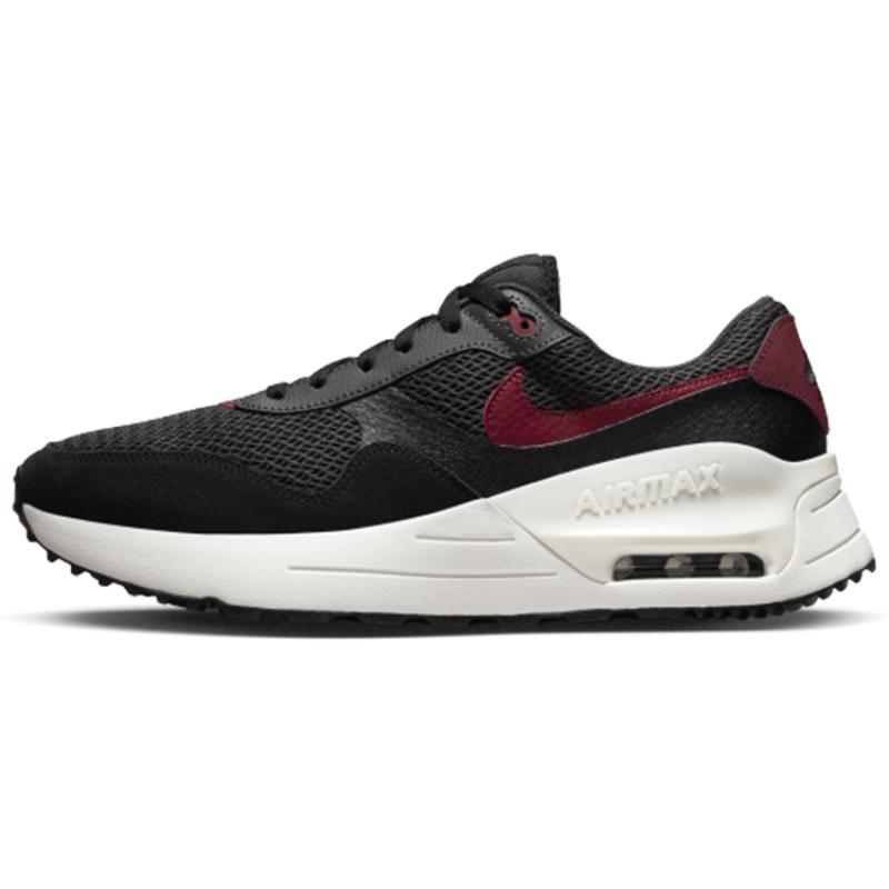 

Nike Air Max Systm Black Team Red Sneakers Casual Shoes DM9537-003 44