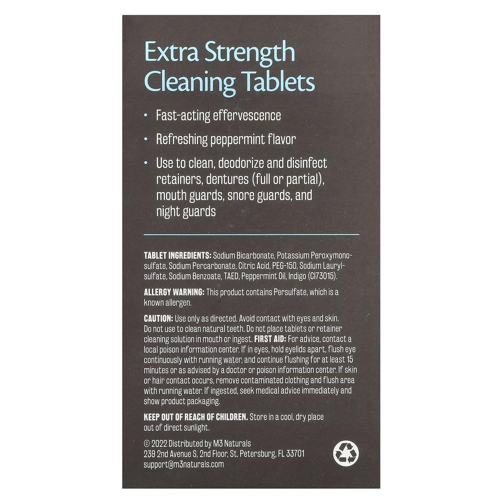 M3 Naturals Dental Guard and Retainer Cleaning Kit, 1 Count