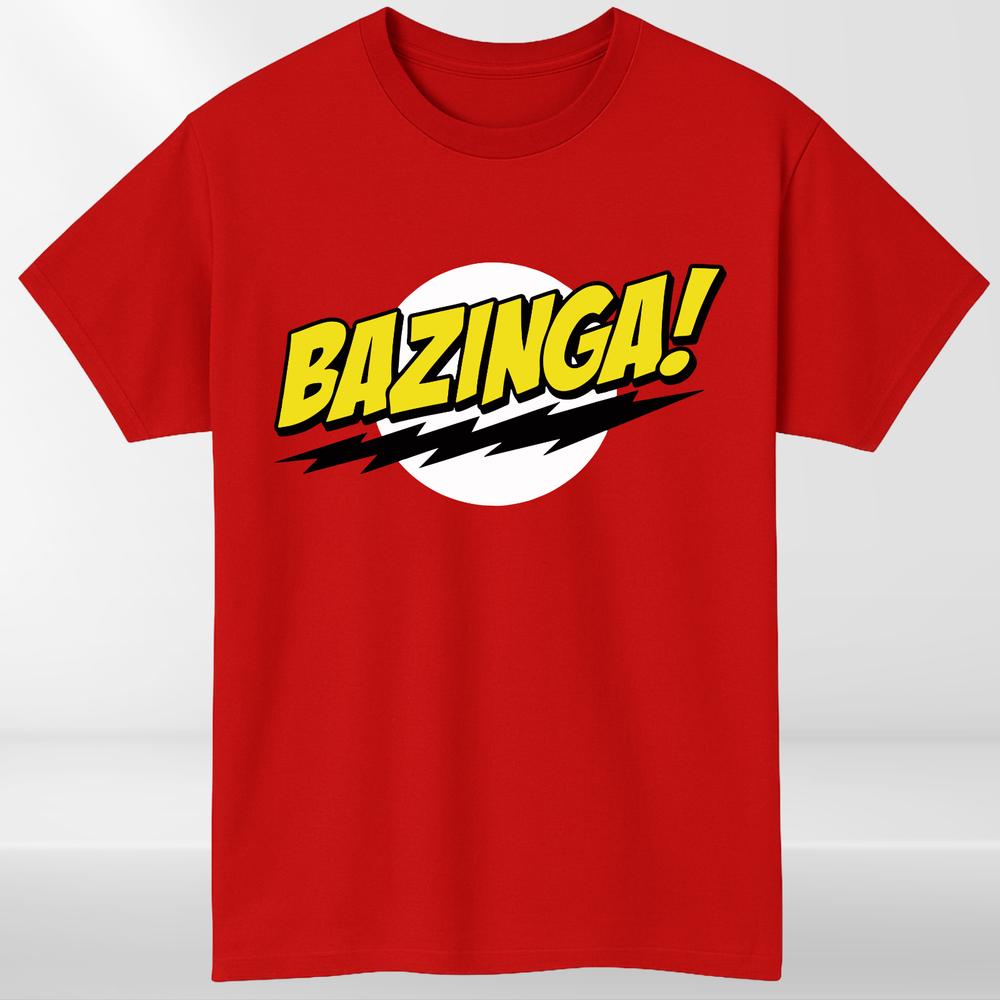 BAZINGA t shirt brand new funny nerd geeky big bang theory Unisex tshirt S