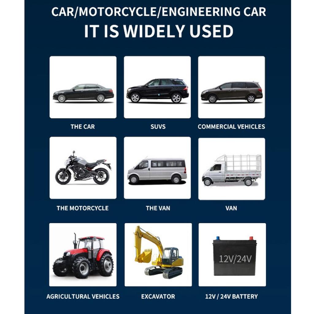 Pulse Repair Battery Charger 12V 10A 24V 5A Car Battery Maintainer