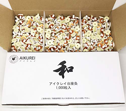 AIKUREI Moxibustion Pads, 1,000 Grains, Mild Type (Heat: Approximately 44°C)