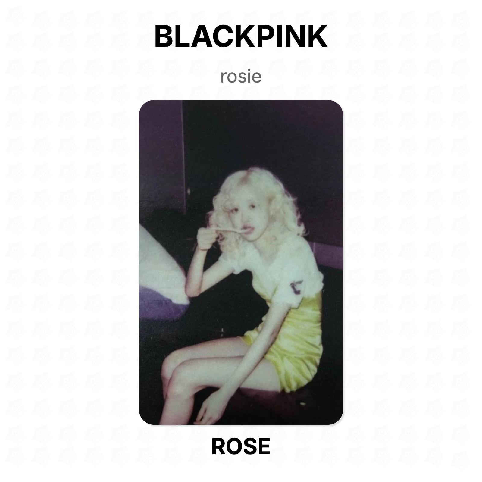 Официальная фотокарточка BLACKPINK Рози ROSE 09