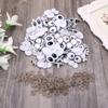 Large Mixed Packaging Cartoon Eyes Black Eyes White Base Plastic Children's Crafts Model Dolls Toys Ornaments AdornmentL
