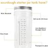 Sourdough Starter Container Glass Jar Set Baking Accessory Sourdough Starter Jar