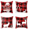 Popular Christmas Pillowcases for Holidays Santa Claus Linen Home Decoration Pillowcases